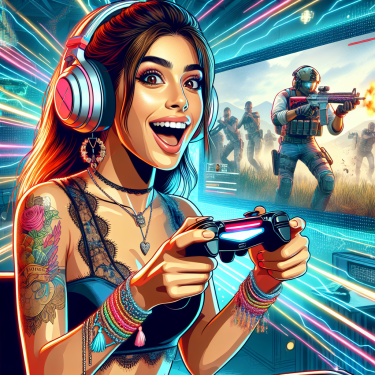 暴躁csgo美女，競技直播燃爆全場